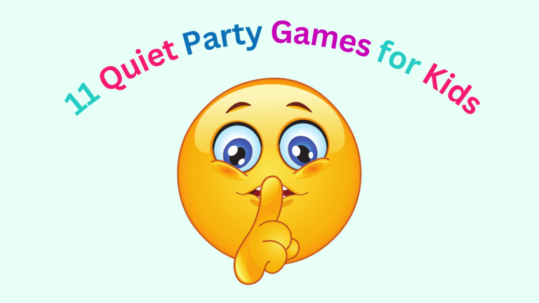 11 Quiet Party Games for children