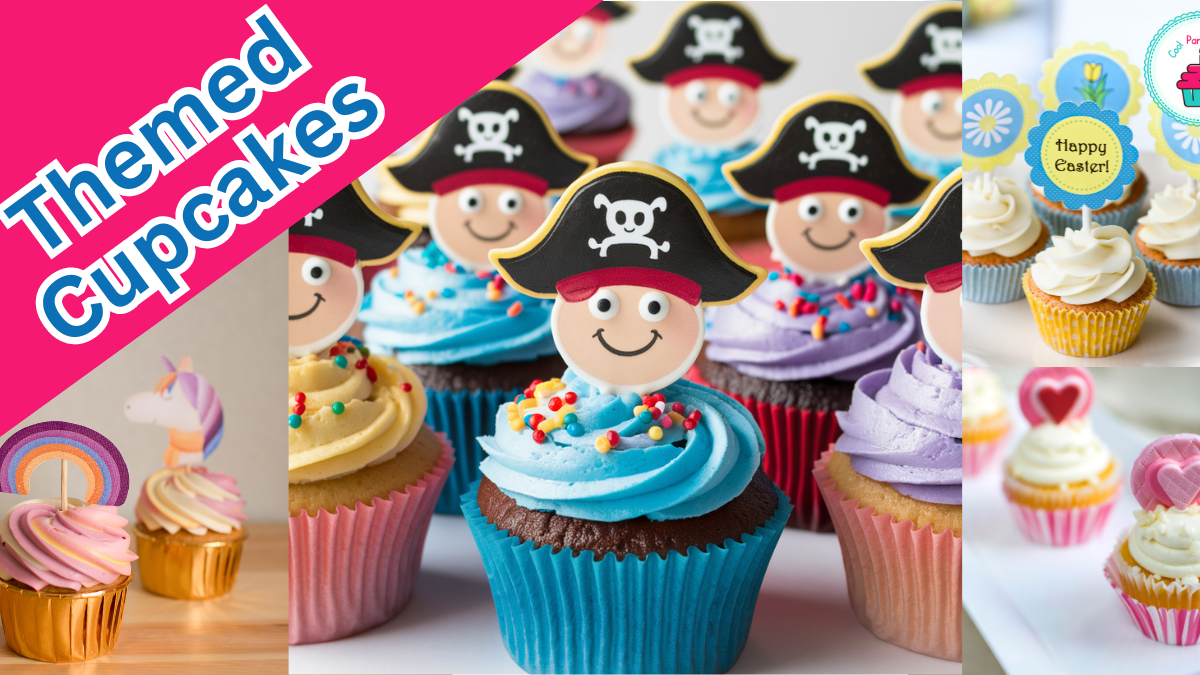 examples of themed cupcakes